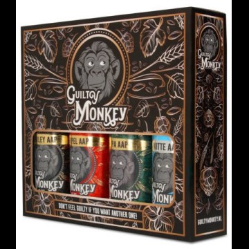 Guilty Monkey Giftbox 4x33cl