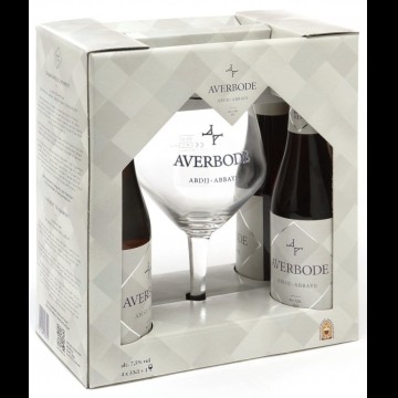 Averbode Geschenkverpakking + Glas