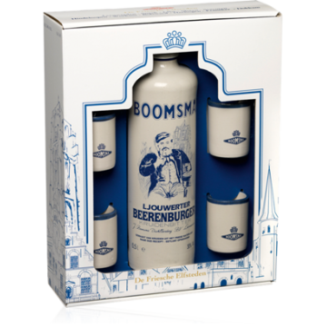 Boomsma Beerenburger Geschenkverpakking Kruik met 4 Napjes