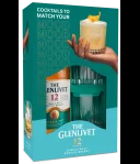 The Glenlivet 12 Years Old Double Oak Giftpack met 2 Glazen