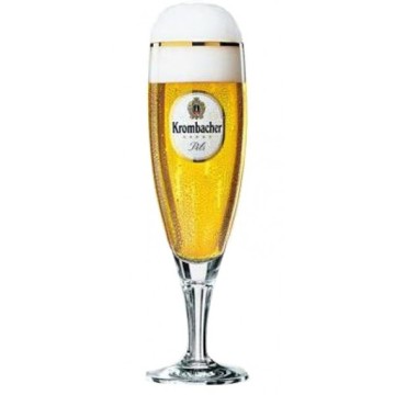 Krombacher Glas op Voet