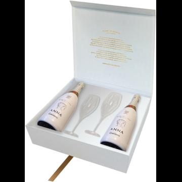 Anna de Codorníu Blanc de Blancs in Giftbox + 2 Glazen