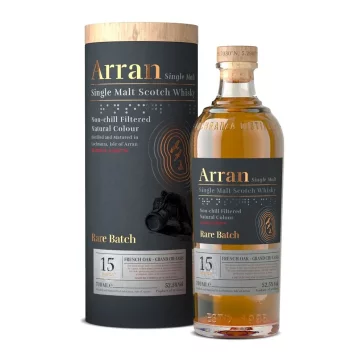 Arran 15 years old Rare batch French oak grand cru classe casks