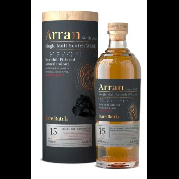 Arran 15 years old Rare batch French oak grand cru classe casks
