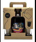 Battumse Chocolade-kerslikeur Geschenkverpakking met 2 Shotglaasjes