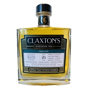 Claxton's Warehouse No.1 Ben Nevis 26 YO Highlands