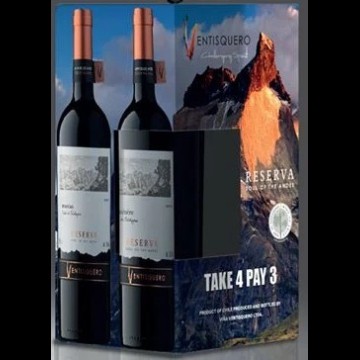 Ventisquero Reserva Take 4 Pay 3