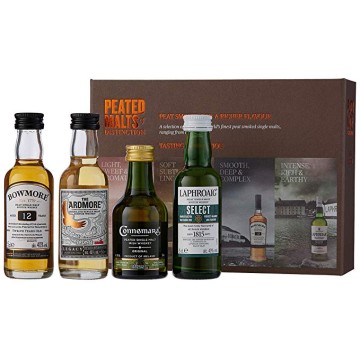 Peated malt of distinction tasting gift box geschenkset