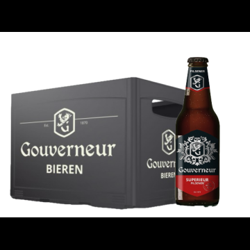 Gouverneur Superieur Pilsener Krat 12x30 cl