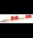 Tukker Schnaps plank met shotglaasjes