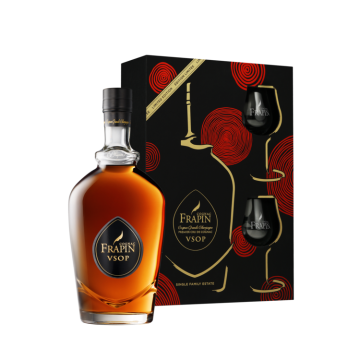 FRAPIN VSOP Cognac geschenkverpakking met 2 glazen