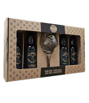 Eggens Giftpack 4 flesjes + glas