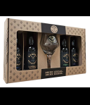 Eggens Giftpack 4 flesjes + glas