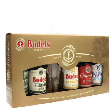 Budels Geschenkdoos met Glas