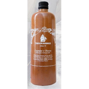 Tres Hombres Rum Ed. 40 Captain's Choice Barbados Vintage 2007