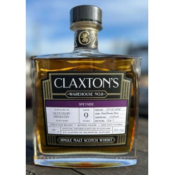 Claxton's Warehouse No.8 Glen Elgin 9 Years Old 2016 #C25131