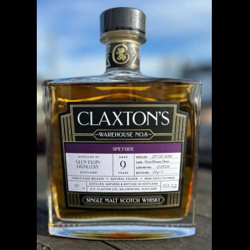 Claxton's Warehouse No.8 Glen Elgin 9 Years Old 2016 #C25131