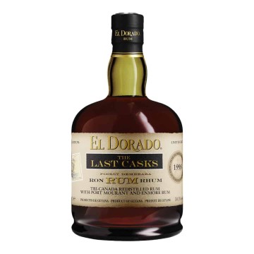 El Dorado The Last Casks 1998 24 Years Old Tri-Canada Redistilled Rum Port Mourant & Enmore