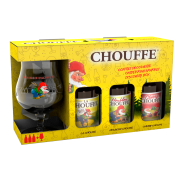 La Chouffe Ontdekkingspakket 3x33cl + glas