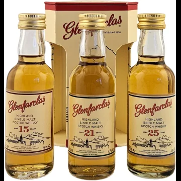 Glenfarclas 15Y-21Y-25Y Miniset