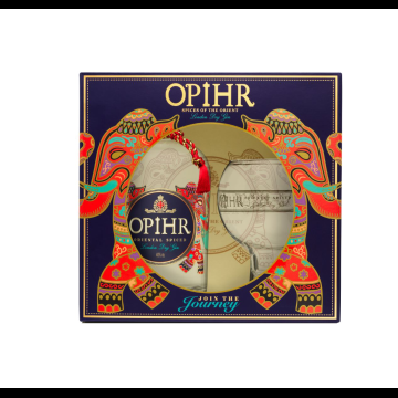 Opihr Gin Geschenkverpakking met Globe Glas