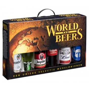 Geschenkverpakking World of Beers 6x 0,33L