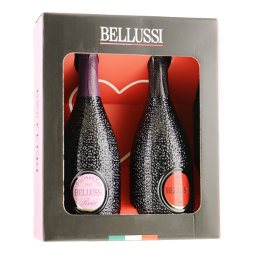 Bellussi Giftbox Cuvee Prestige & Prosecco Rose
