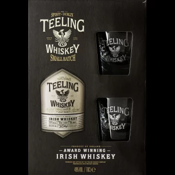 Teeling Whiskey Small Batch Giftpack met 2 Glazen