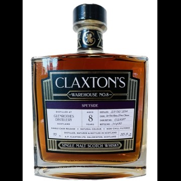 Claxton's Warehouse No.8 Glenrothes 8 YO Speyside