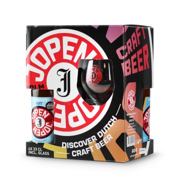 Jopen Discover Giftpack 3 Flessen met Glas