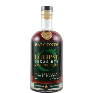 Balcones Eclipse Texas Rye Cask Strength