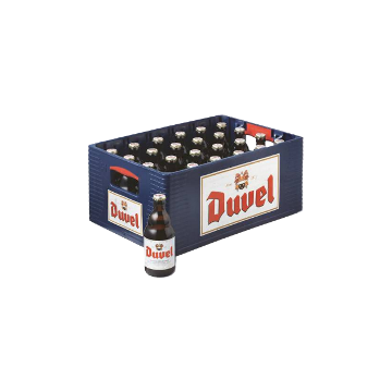 DUVEL bier krat 24x33cl.