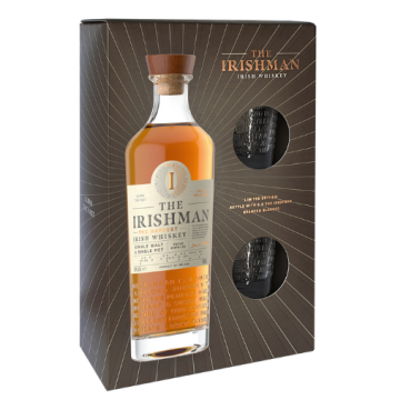 The Irishman The Harvest Geschenkverpakking met 2 Glazen