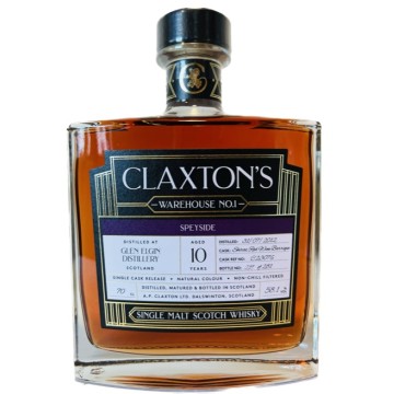 Claxton's Warehouse No.1 Glen Elgin 10 YO Speyside