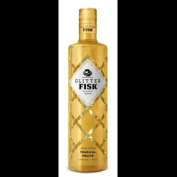 Fisk Glitter Gold Tropical Fruits