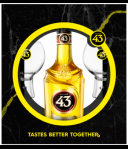 Licor 43 geschenk met 2 glazen