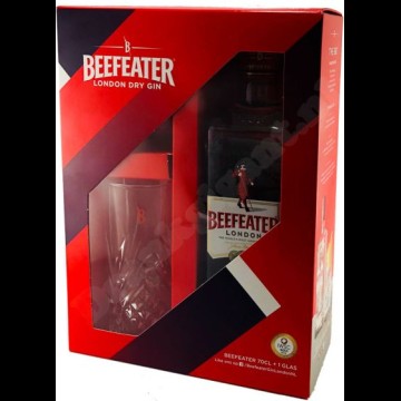 Beefeater Gin 70cl + Glas EOY