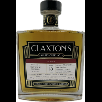 Claxton's Warehouse No.1 Tobermory 2010 13 Years Old