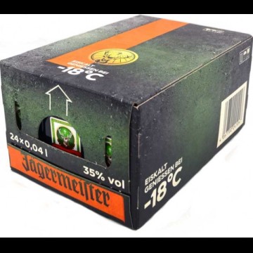 Jagermeister mini 4cl. doos 24 stuks