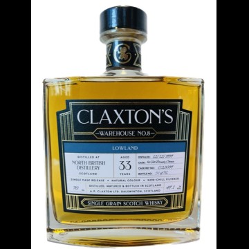 Claxton's Warehouse No.8 North British 33 YO Lowlands