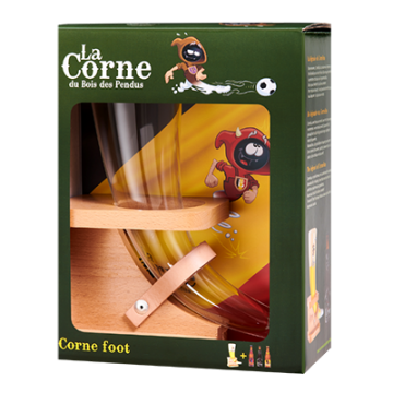 La Corne du Bois des Pendus Kadoverpakking 3x33cl met Hoornglas