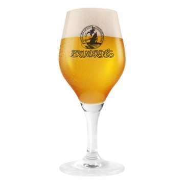 BROUWERSNOS glas op voet 25cl.