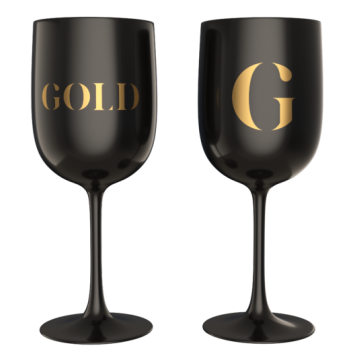 Gold Dry Glas Op Voet