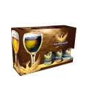 Grimbergen Geschenkverpakking 3 flessen + glas