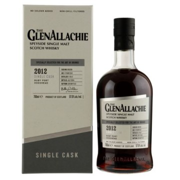 GlenAllachie 2012 Ruby Port Hogshead Speciaal Geselecteerd voor The Art of Drinks 2024