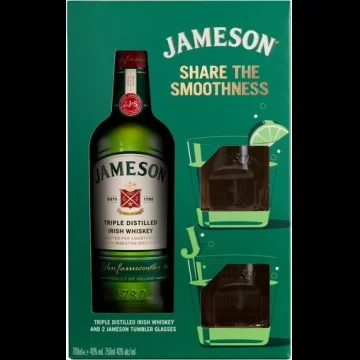Jameson Gift Set Met 2 Glazen
