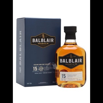 BALBLAIR 15 Years Old Single Malt Whiksy