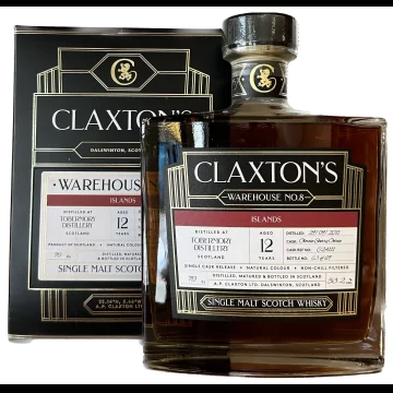 Claxton's Warehouse No.8 Tobermory 2011 12 Years Old