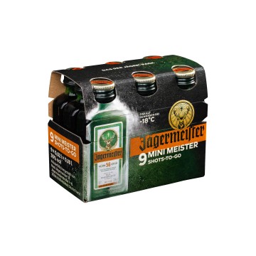Jägermeister Mini Meister 9 Shots-to-go