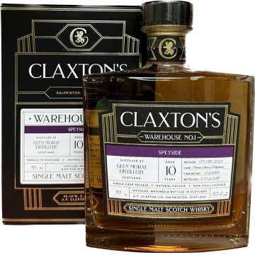 Claxton's Warehouse No.1 Glen Moray 10 Years Old